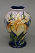 A Moorcroft Windrush vase (AF). 15 cm high.