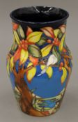 A Moorcroft Aquitaine vase, numbered 116/250. 23 cm high.