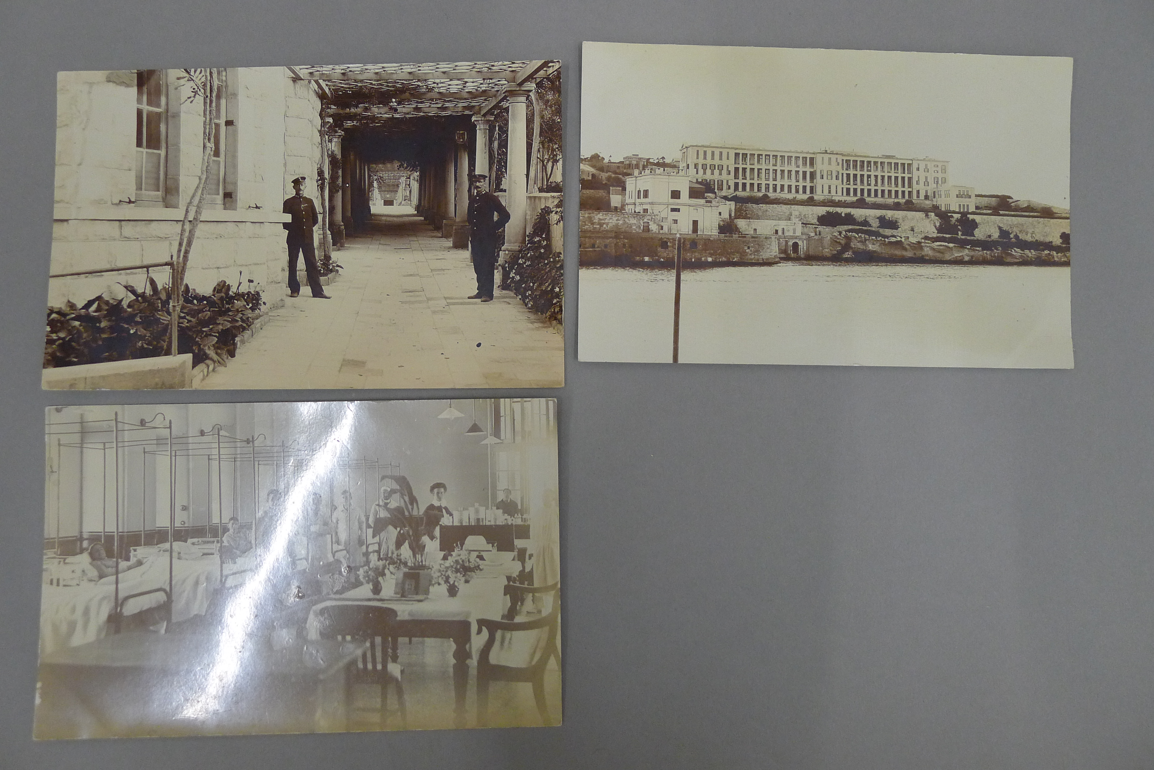 A collection of Malta Pre-War postcards, many from real photographs, includes the Naval Hospital. - Image 19 of 20