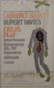 A Queens Theatre poster for Child's Play and A Players Theatre poster for The Boyfriend,