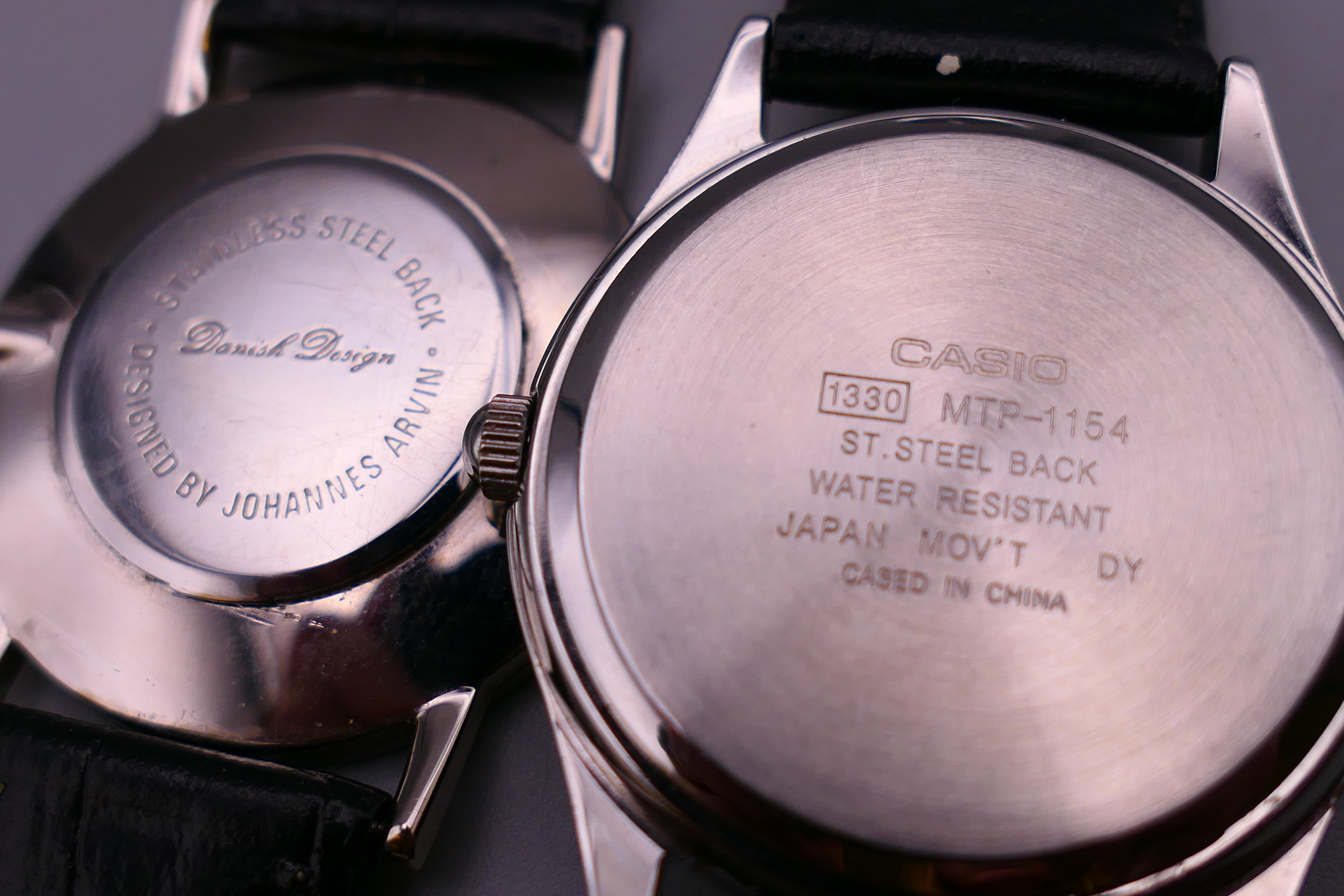 Four various wristwatches: Favre-Leuba, Casio, Mitron and Johannes Arvin. - Image 5 of 5