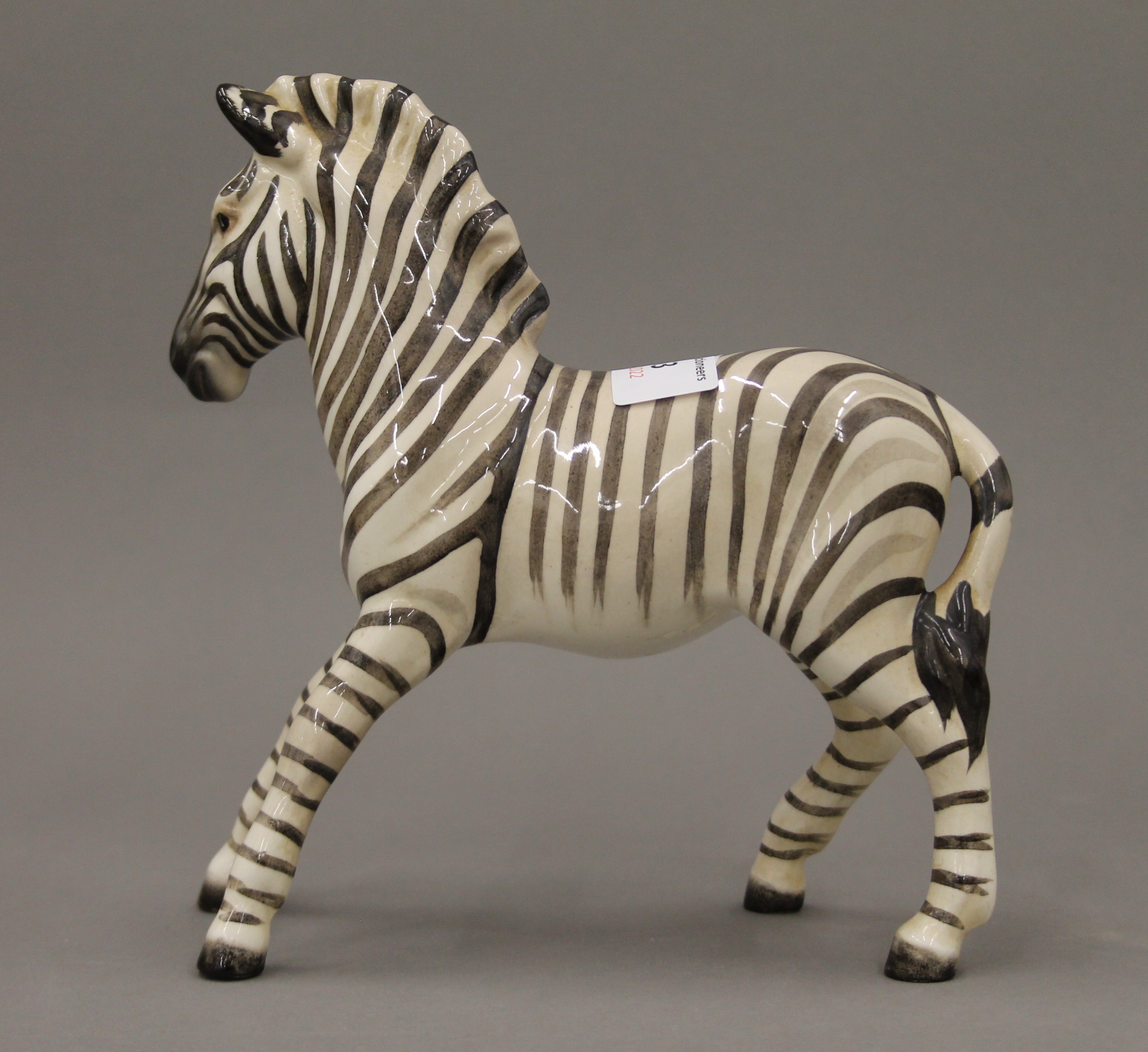 A Beswick zebra. 17.5 cm high. - Image 2 of 3