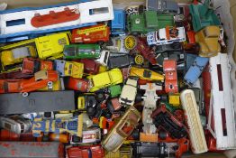 A quantity of various Die Cast toys, including Dinky and Corgi.