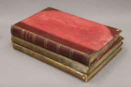 Two volumes of the Illustrated London News and Joseph Spence Polymetis, 1747.