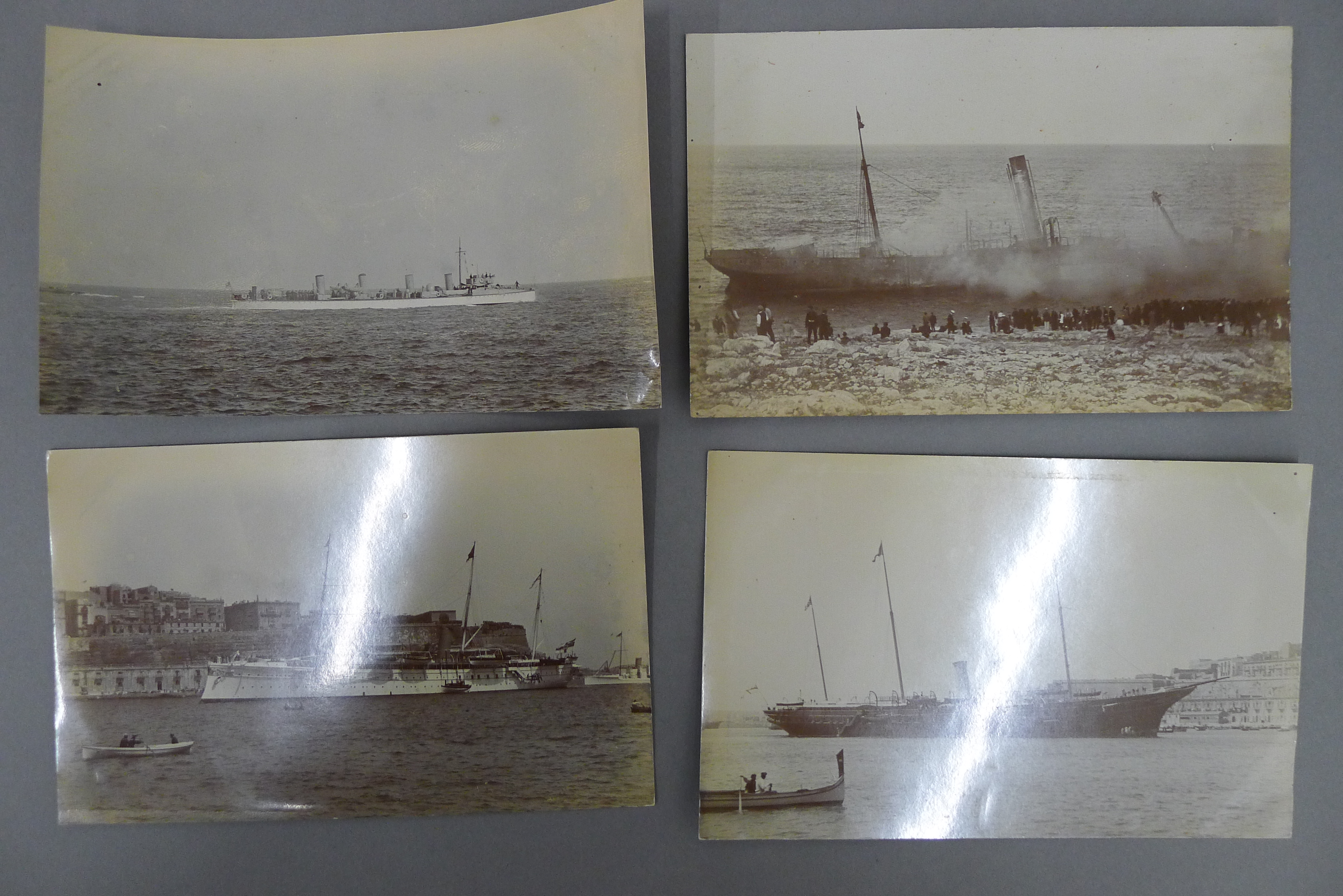 A collection of Malta Pre-War postcards, many from real photographs, includes the Naval Hospital. - Image 12 of 20