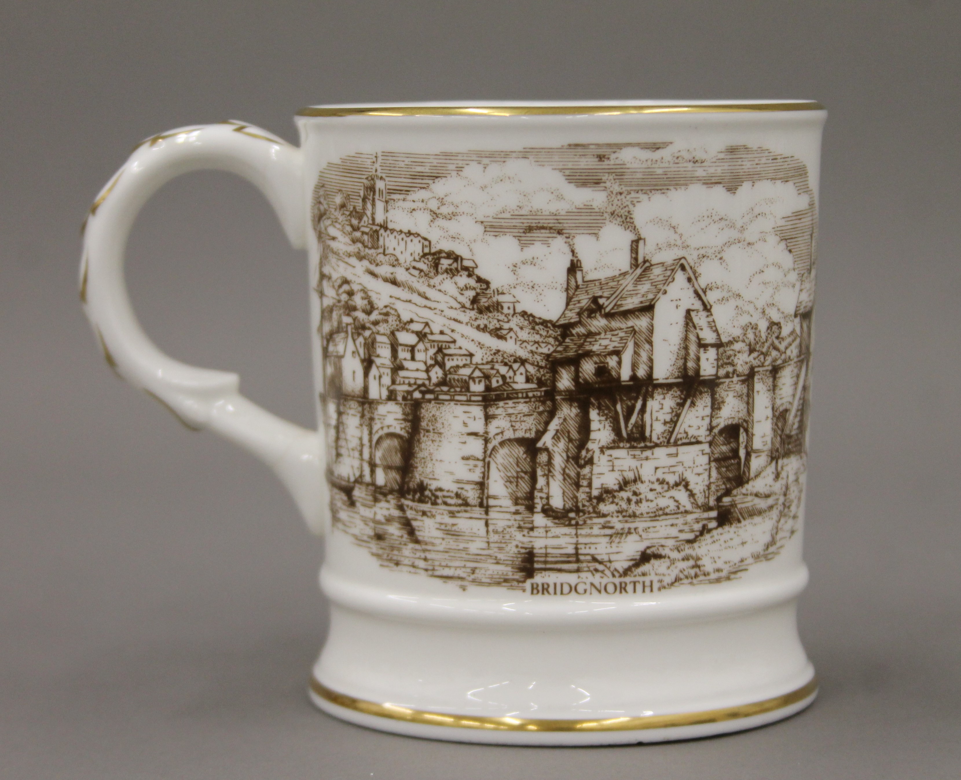 A small collection of Coalport jugs and mugs. The largest 12.5 cm high. - Image 19 of 27