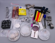 A small quantity of watch parts, tools, etc.