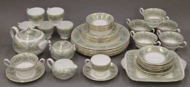 A Wedgwood dinner service.