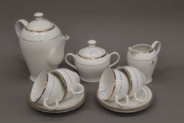 A four-piece coffee set for The Queen's Golden Jubilee 1952-2002.