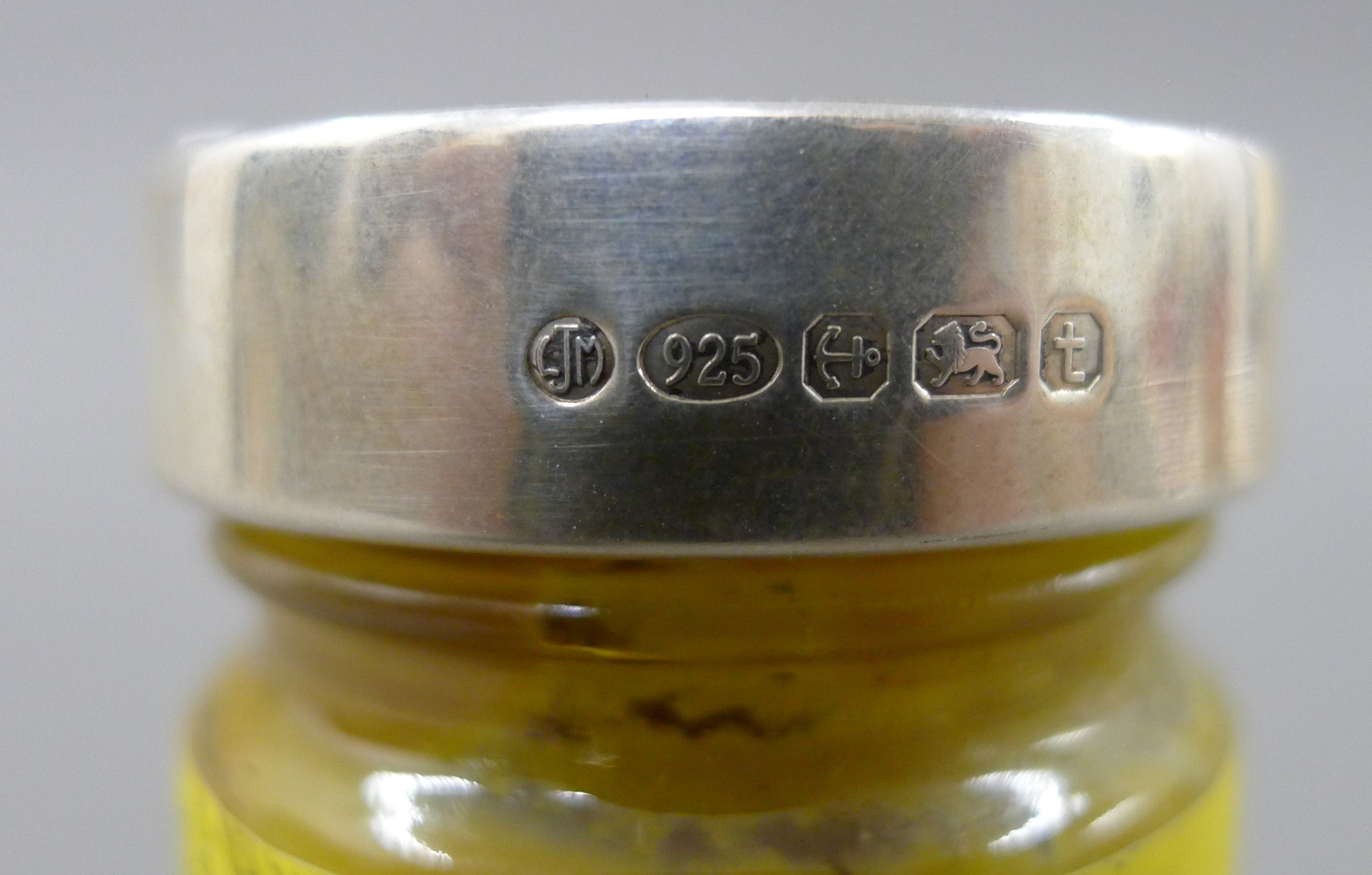 A silver lidded jar of Colman's Mustard. - Image 2 of 2