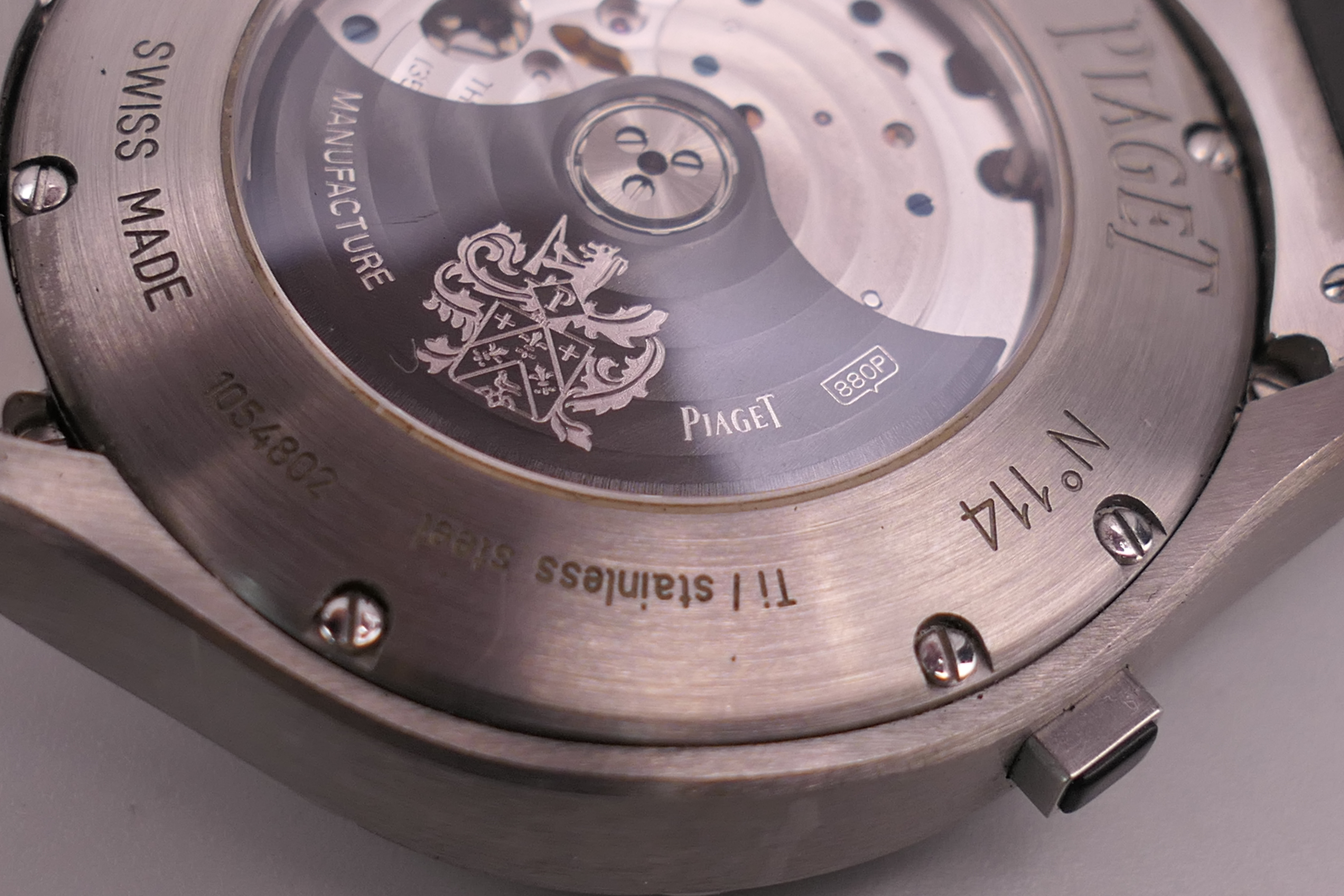 A boxed Piaget Chronograph wristwatch with papers. 4.75 cm wide. - Image 10 of 33