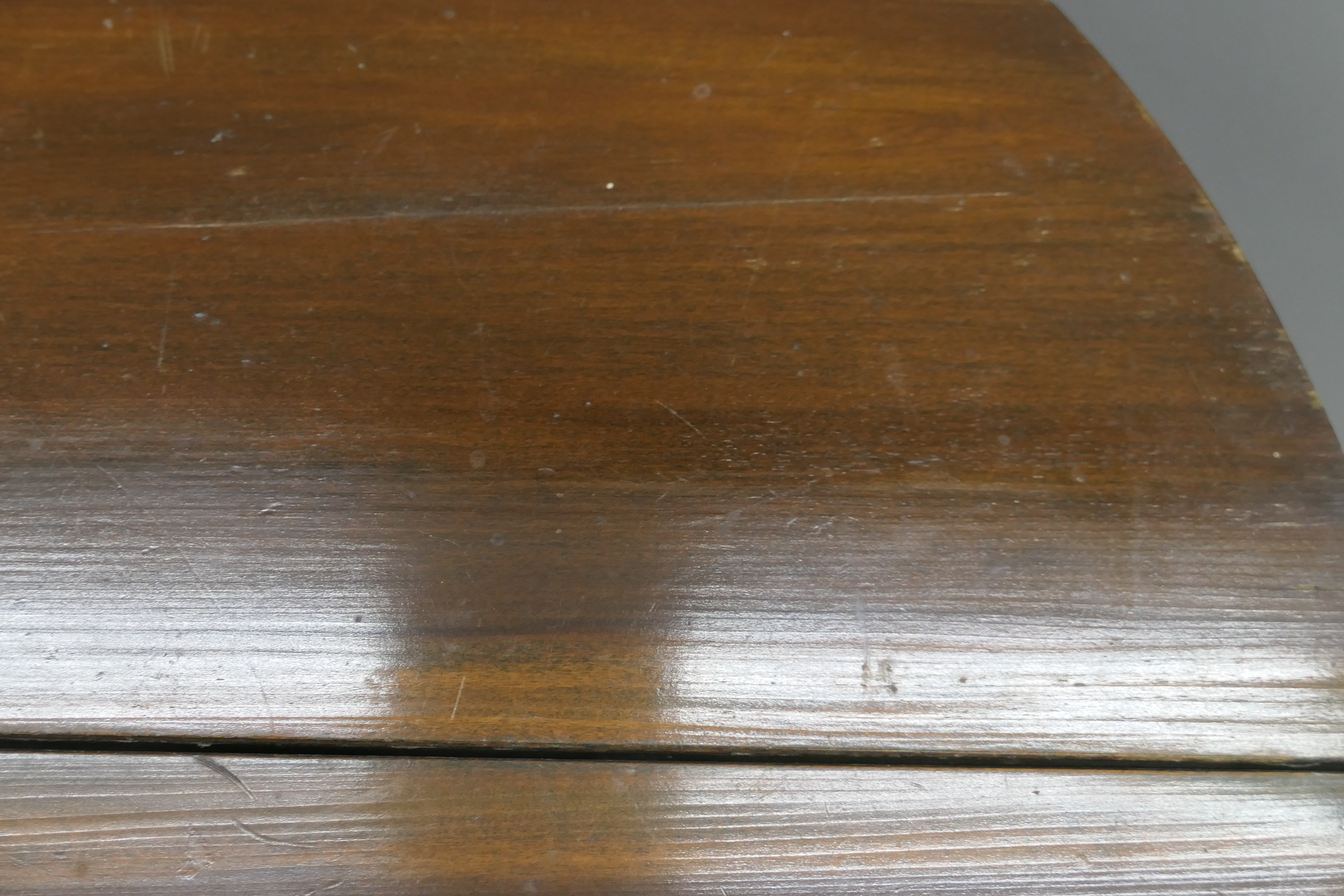 A 19th century coaching table. 101 cm wide. - Image 4 of 10