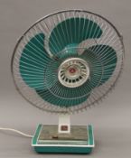 A Retro Crown Super Deluxe electric fan.