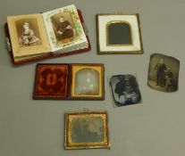 A collection of Victorian photographs.