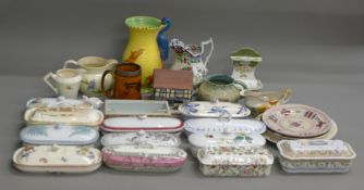 A quantity of miscellaneous 19th century and later decorative porcelain.