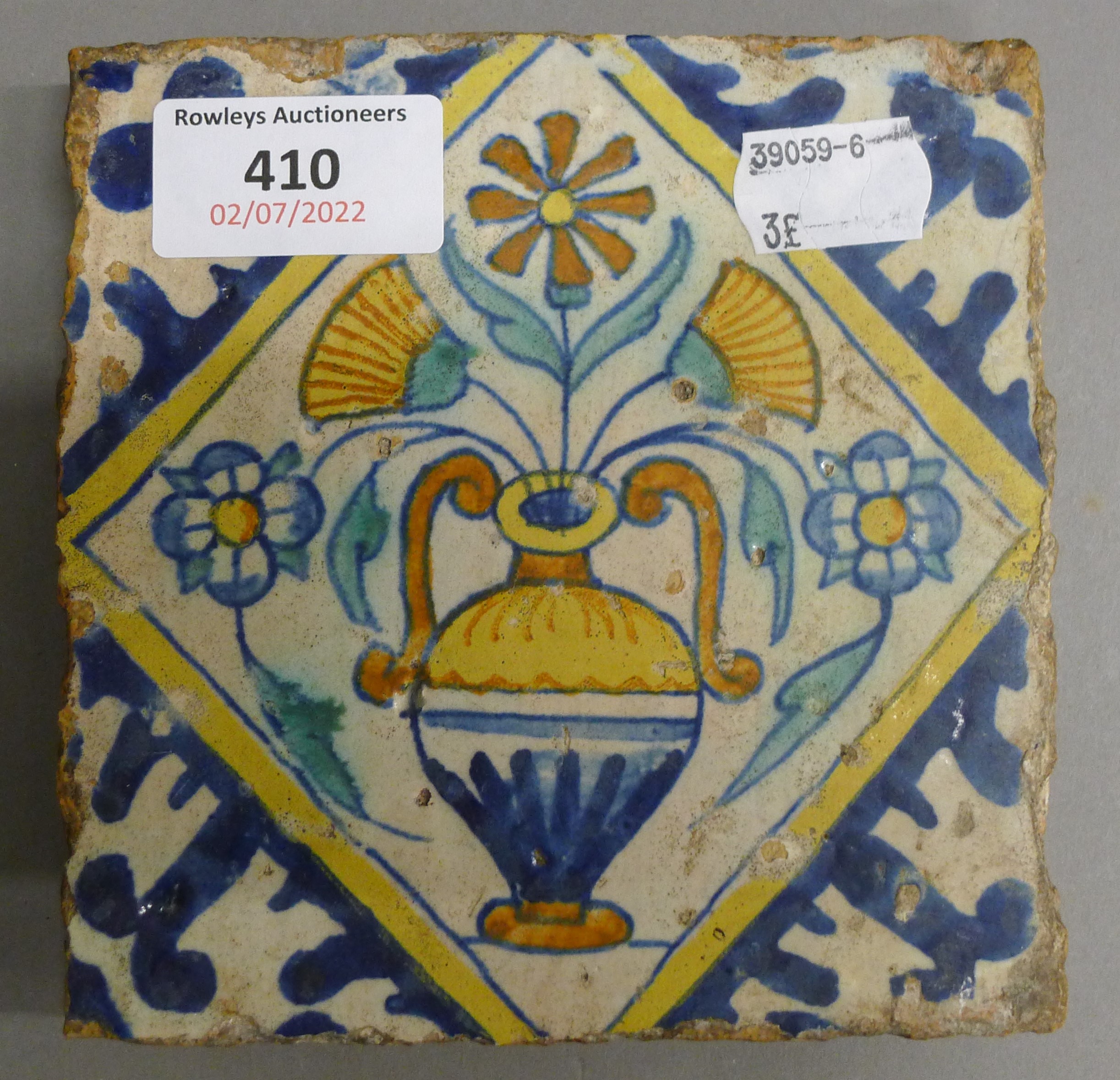 A quantity of Delft and other tiles. - Image 2 of 10