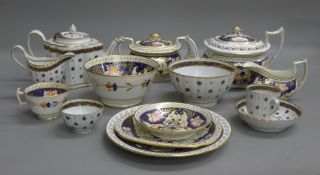 A quantity of Newhall porcelain.