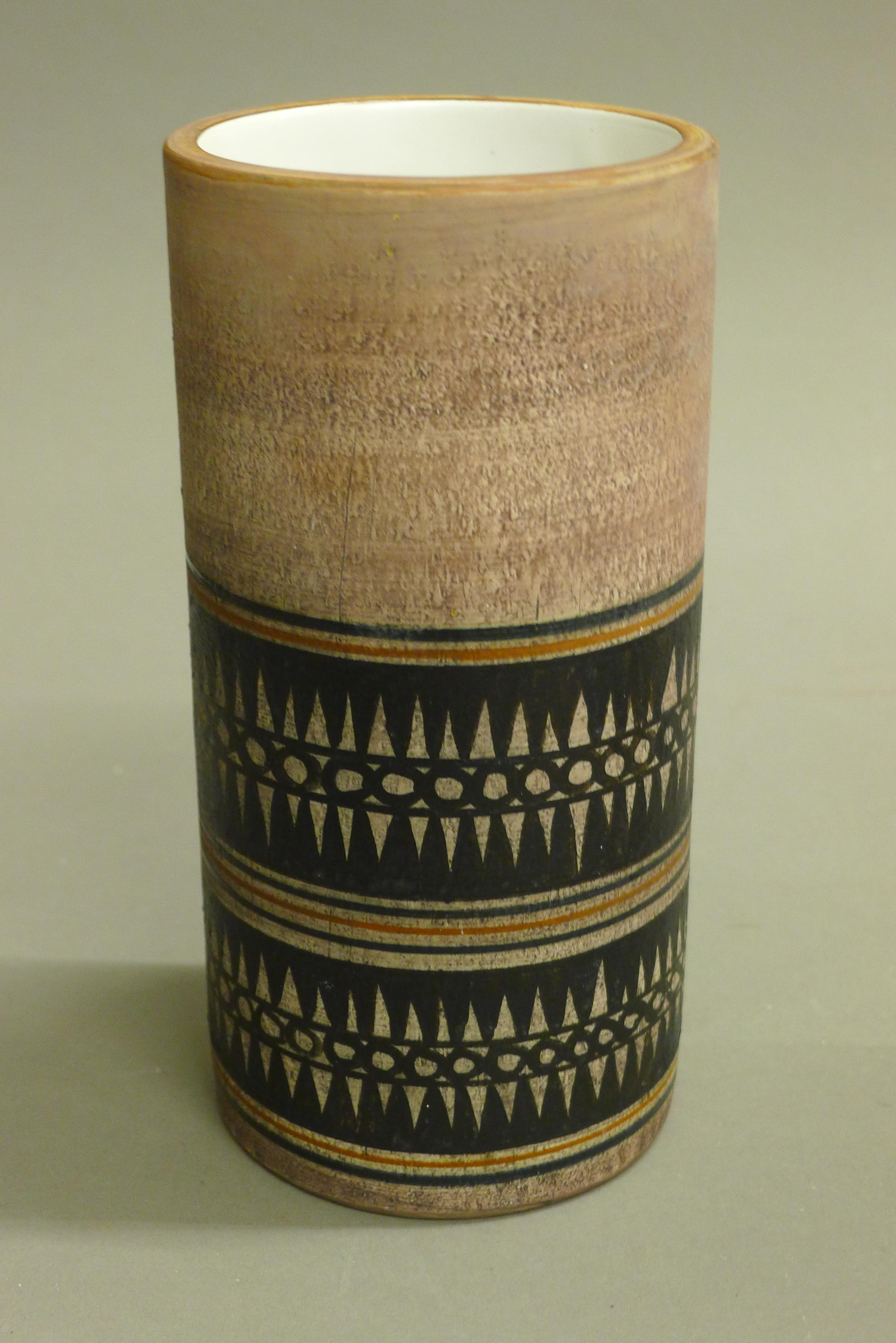 Two Troika cylindrical vases. The largest 20 cm high. - Image 2 of 5