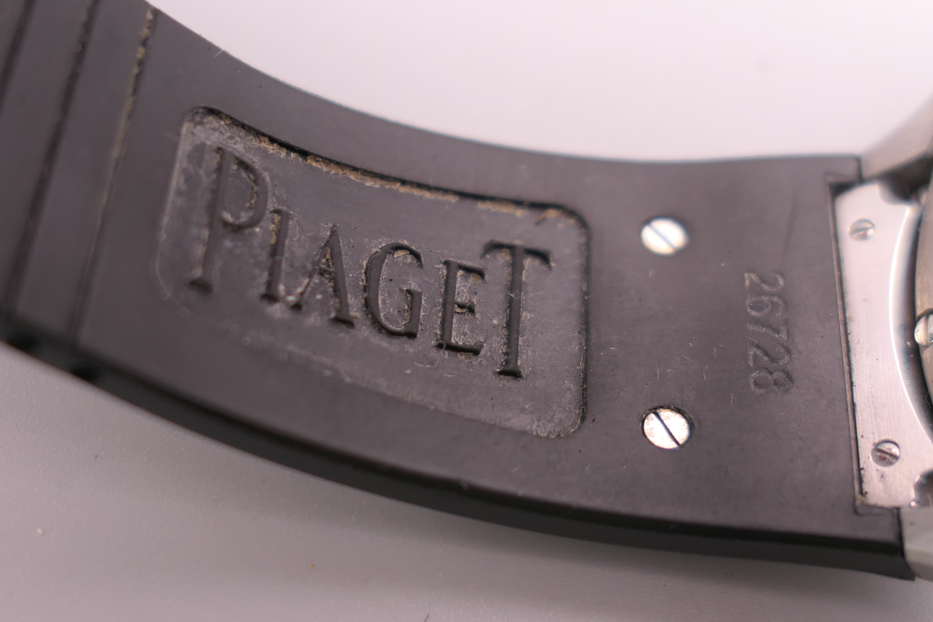 A boxed Piaget Chronograph wristwatch with papers. 4.75 cm wide. - Image 13 of 33