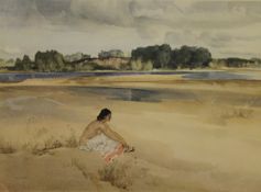 WILLIAM RUSSELL FLINT (1880-1969) Scottish, Anne Marie by the Loire, print, signed in pencil,