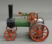 A Mamod traction engine. 22 cm long.