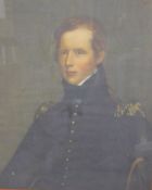 A print of a Young Military Officer, framed and glazed. 59 x 69 cm overall.