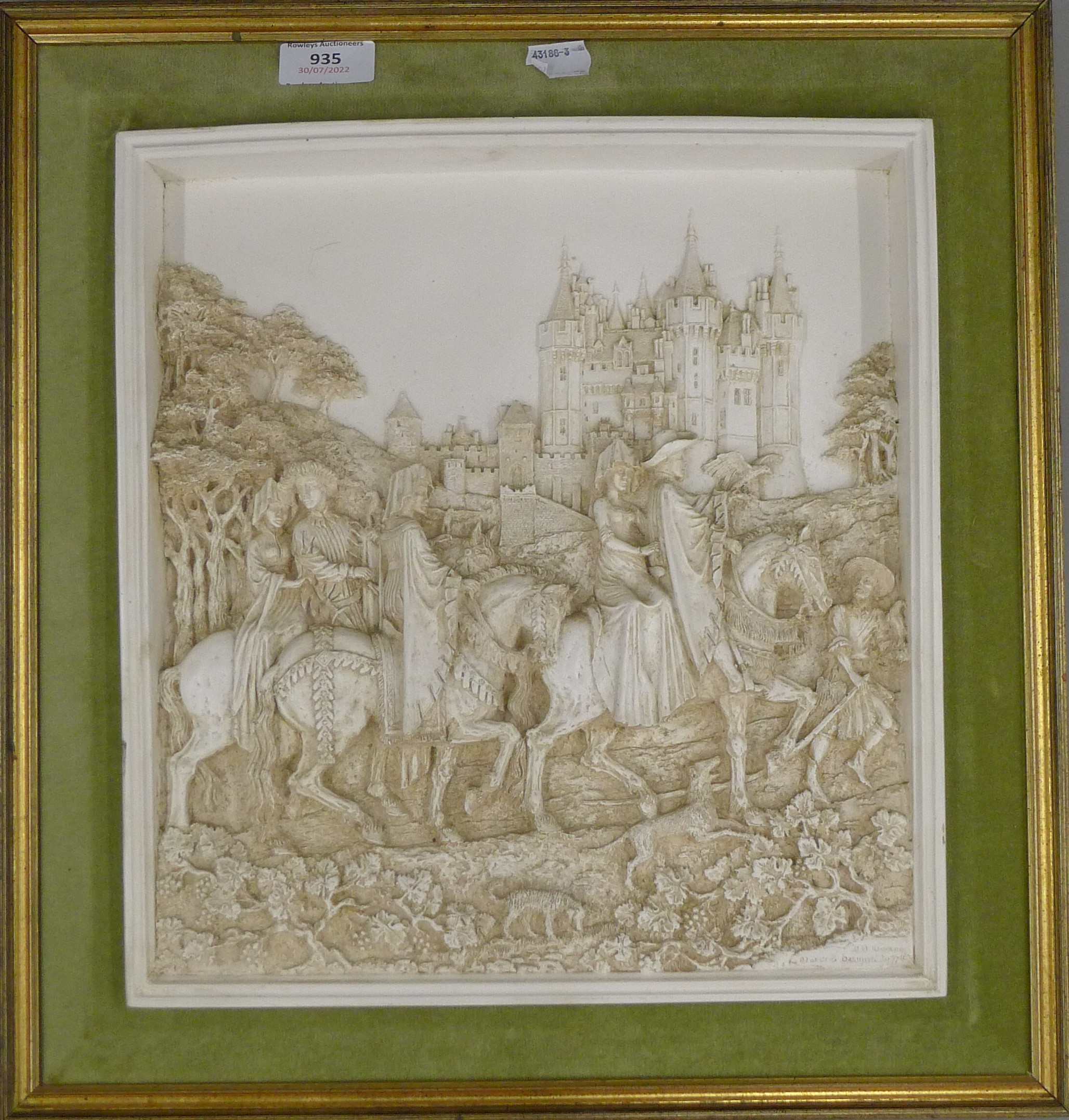 A composite picture depicting a medieval scene. - Image 2 of 2