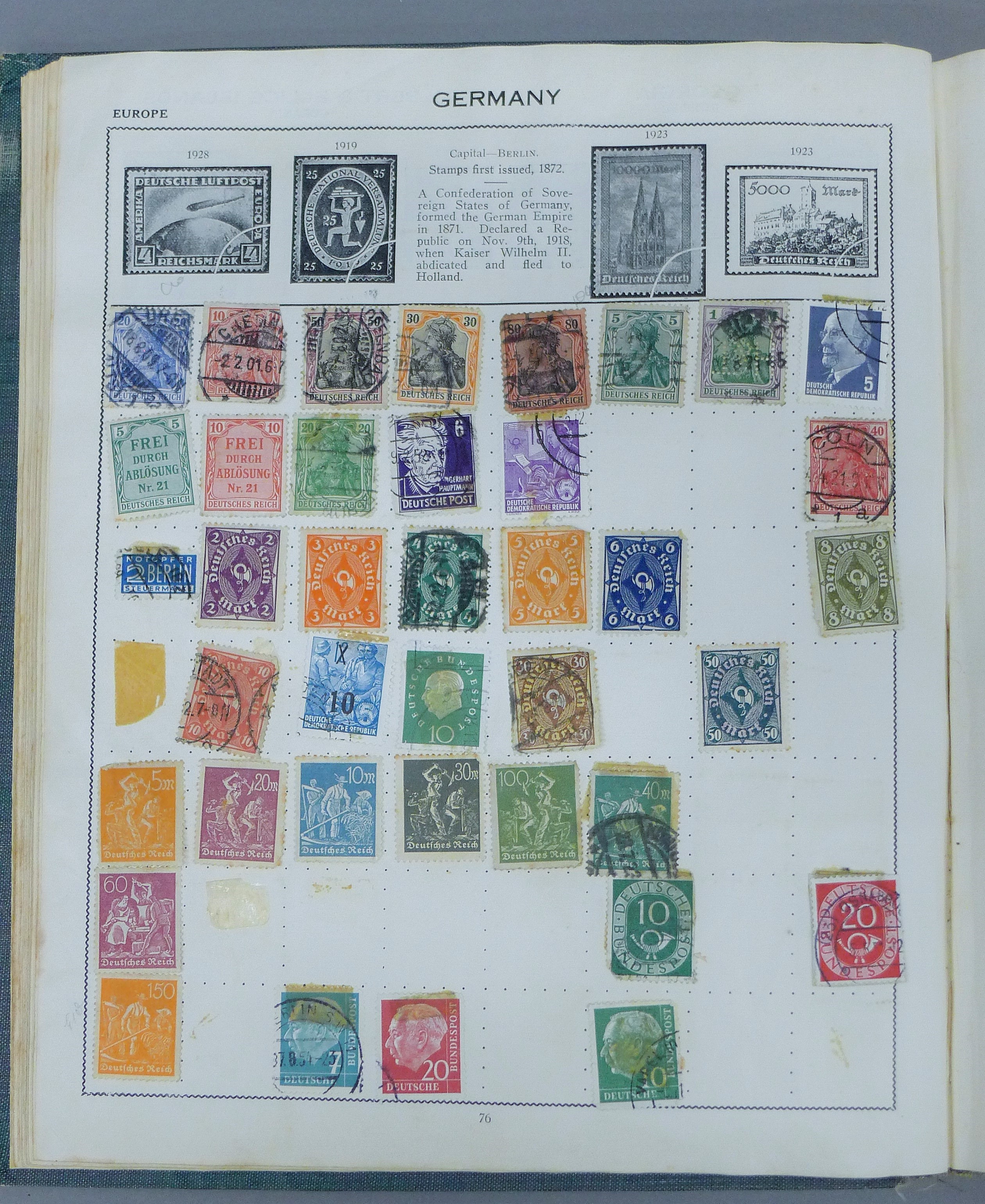 Three stamp albums. - Image 3 of 15