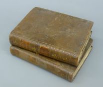 British Military Library or Journal 1799, in two volumes, in contemporary calf,