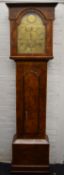 An 18th century burr walnut eight-day longcase clock,