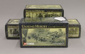 Four boxed Corgi Vietnam Series Unsung Hero's models.