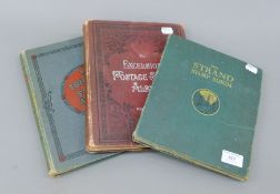 Three stamp albums.