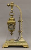 A 19th century French Industrial clock. 48 cm high.