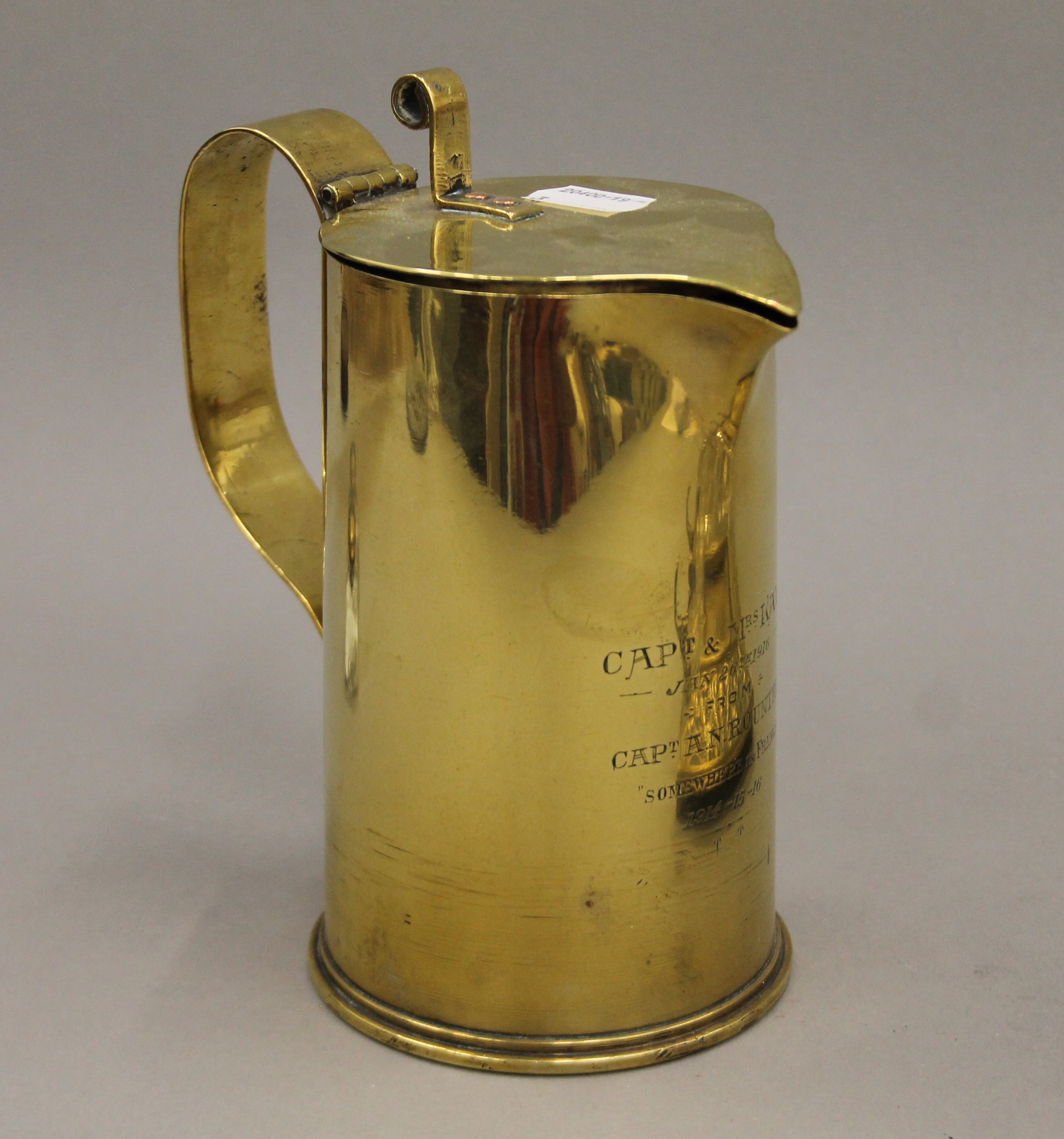 A quantity of various inkwells and a Trench Art jug. - Image 3 of 13