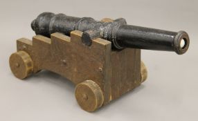 A signalling cannon. 52 cm long.