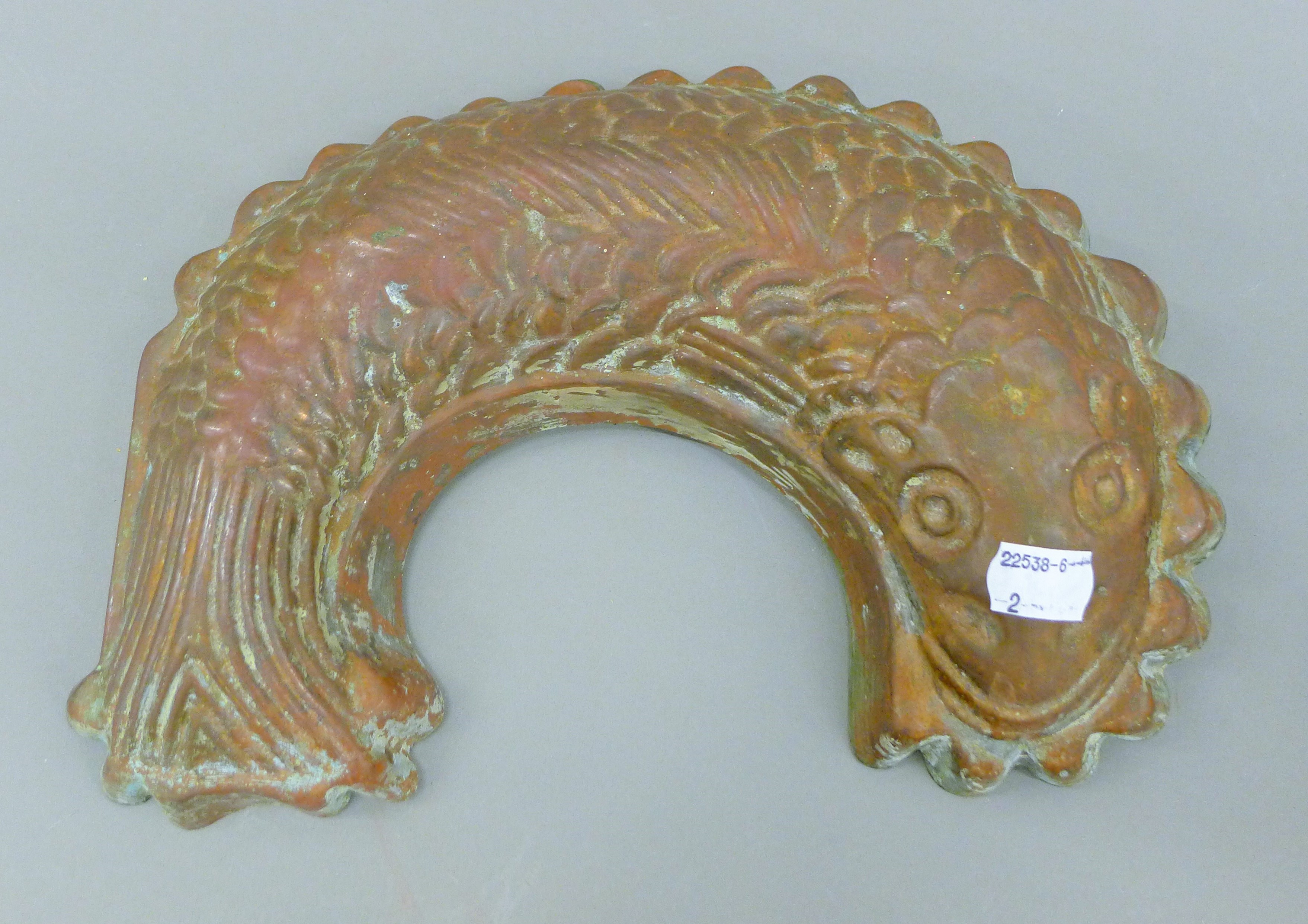 Two copper moulds. The largest 12.5 cm high. - Image 2 of 5