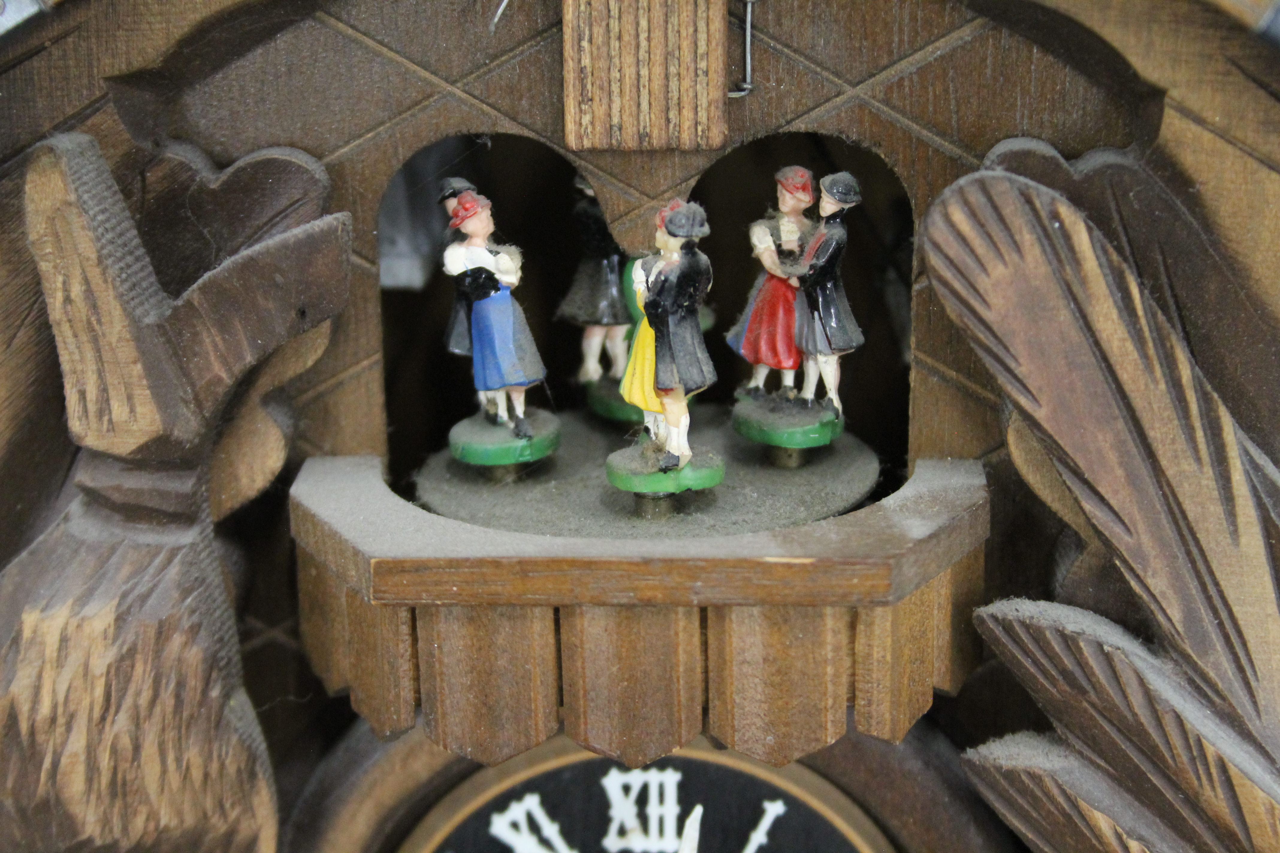 A Blackforest cuckoo clock with roundabout. Approximately 49 cm high. - Image 4 of 9