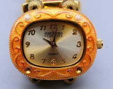 A Joan Rivers ladies enamel wristwatch.