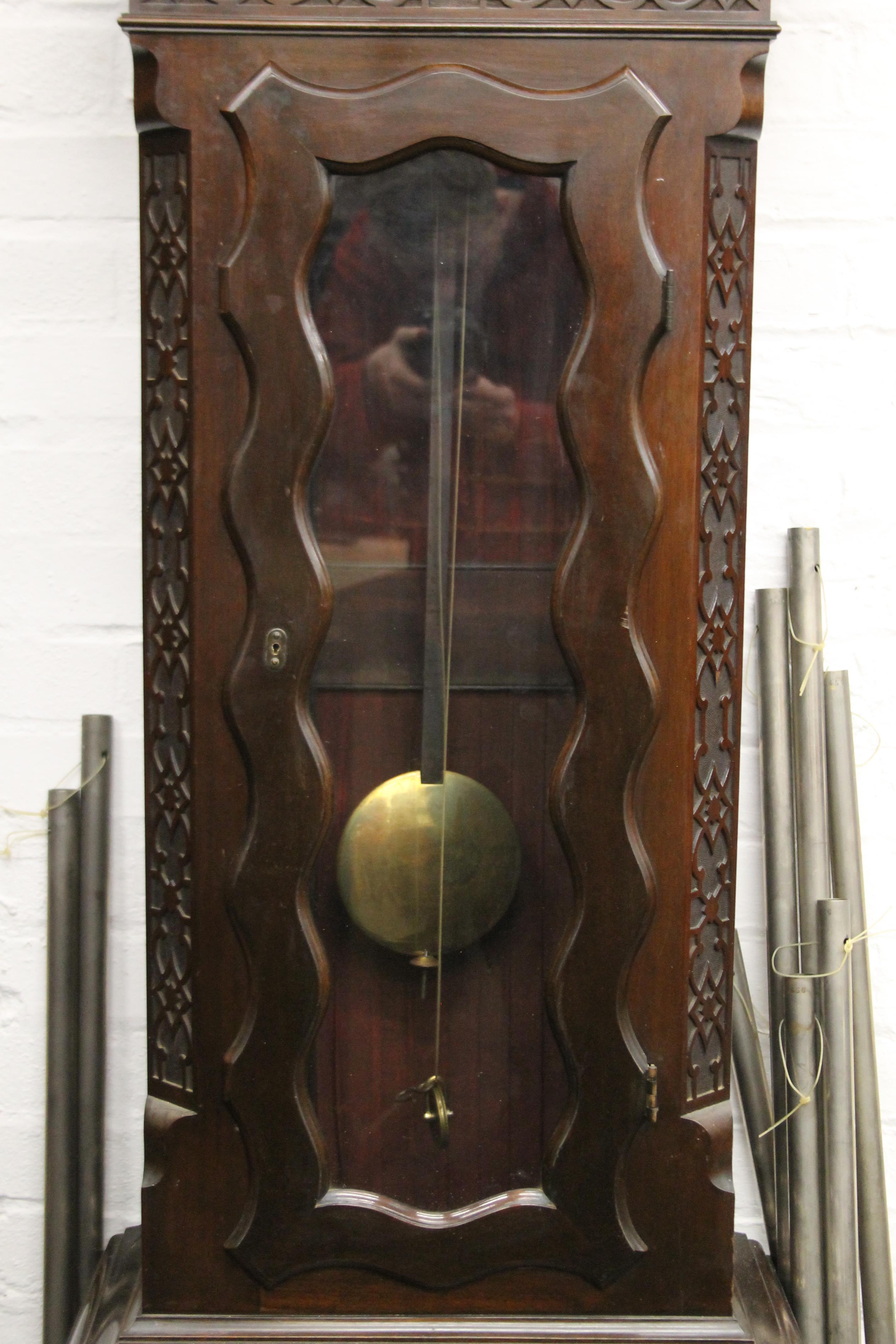 An early 20th century mahogany eight-day longcase clock, - Image 3 of 9