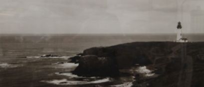 Alan Majchrowicz, Yaquina Head, photographic print, framed and glazed. 80 x 43 cm.