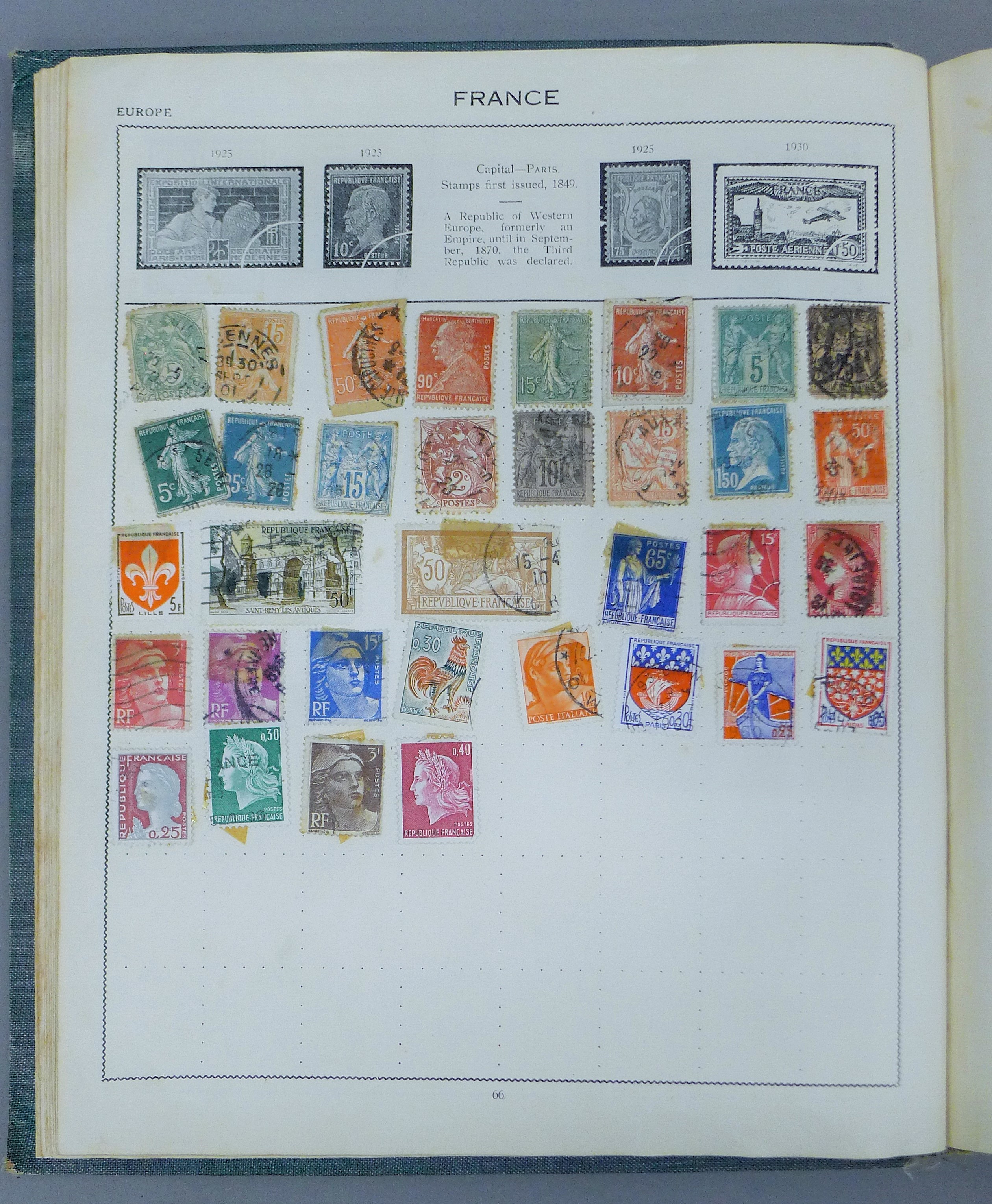 Three stamp albums. - Image 4 of 15