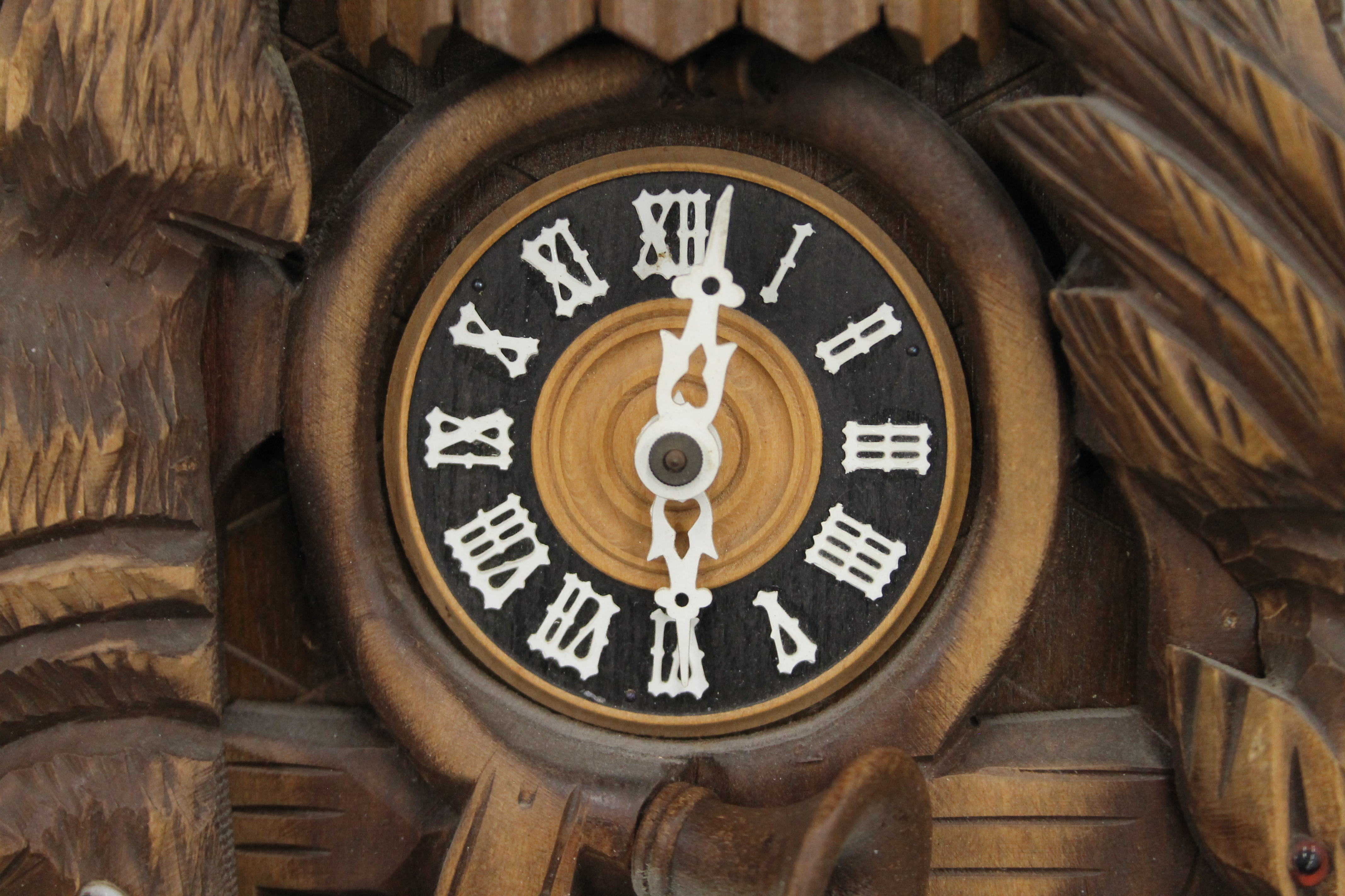 A Blackforest cuckoo clock with roundabout. Approximately 49 cm high. - Image 3 of 9