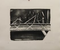 MICHAEL SANDLE RA (AR), WW1 Ghosts, set of six limited edition etchings, numbered 24/150,