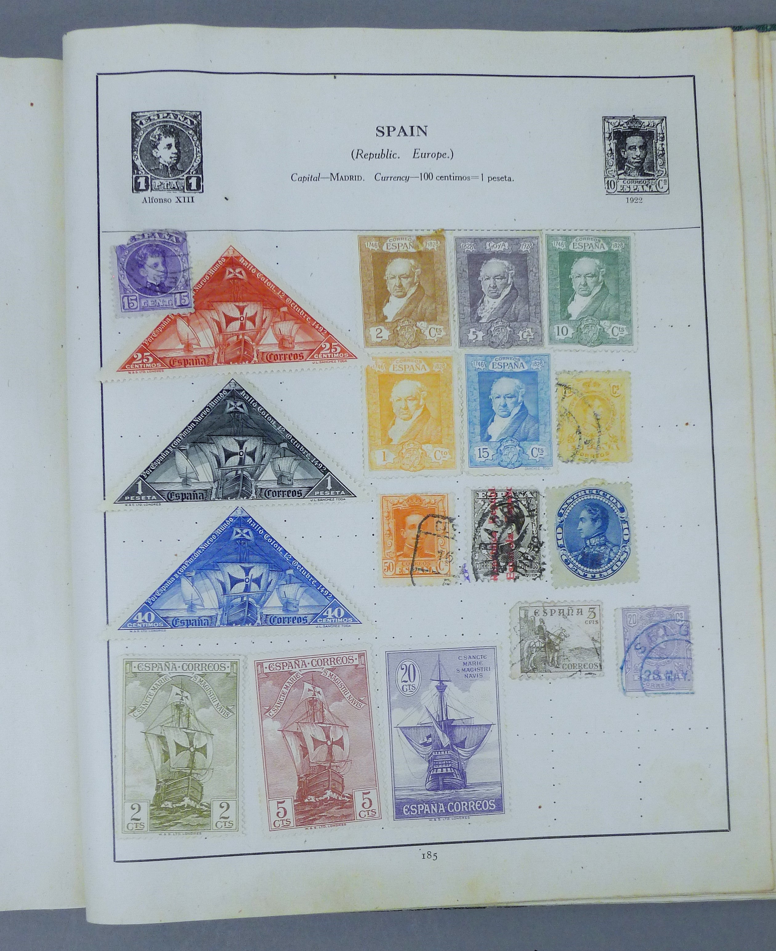 Three stamp albums. - Image 14 of 15