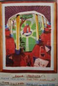 DAVID HOCKNEY RA, poster, unframed. 56 x 80.5 cm.