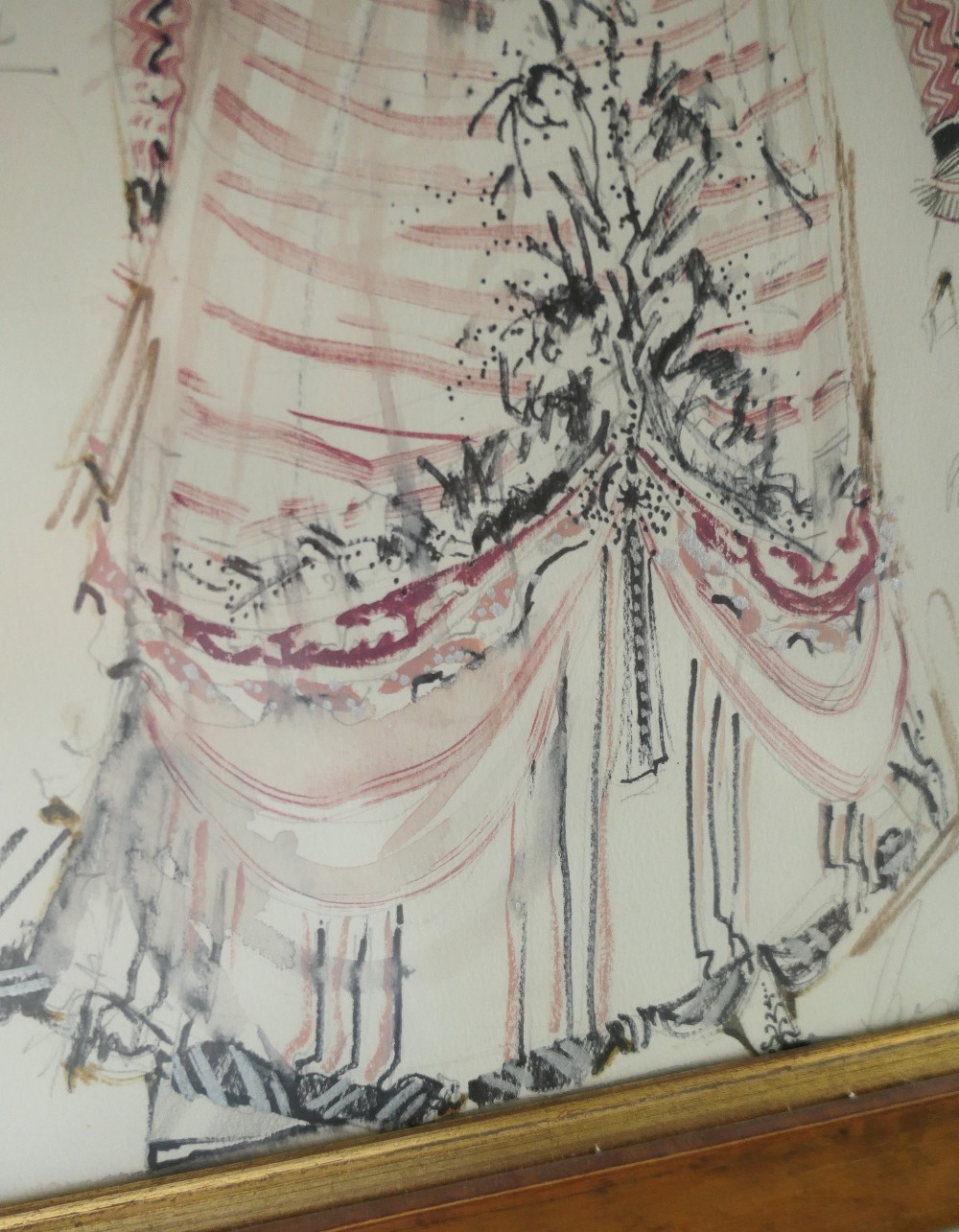 A Theatre Costume Design watercolour, with annotations for 'The Prince Regent, The Royal Pavilion, - Image 11 of 16