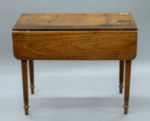 A 19th century Pembroke table. 88 cm long.