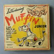 A Muffin the Mule puppet, in original box.