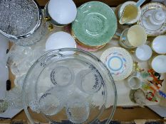 A quantity of miscellaneous ceramics and glass.
