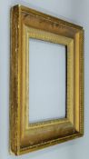 A Victorian gilt picture frame. 64.5 x 56 cm exterior dimensions. 40.5 x 32.